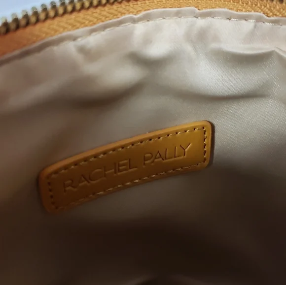 Rachel Pally Zahara Orange Reversible Floral Print Faux Leather Clutch Bag Purse - Picture 8 of 12